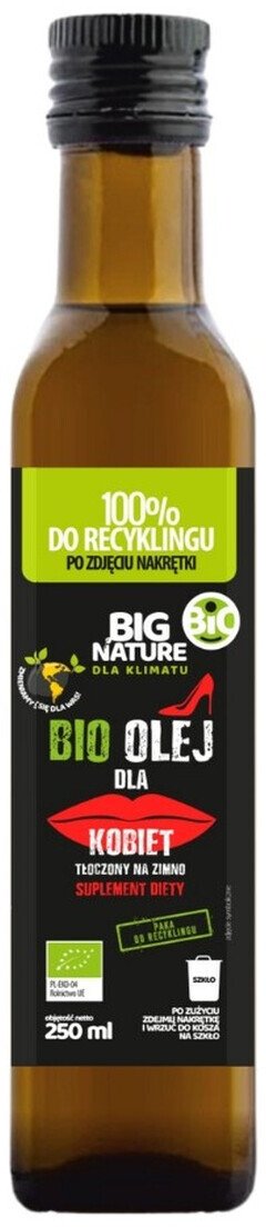 Big Nature Olej dla kobiet tłoczony na zimno 250ml