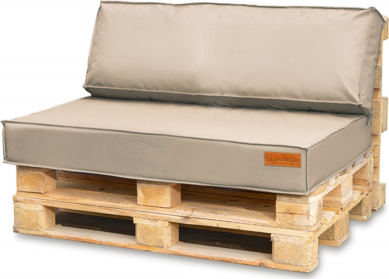 Blomster Zestaw na meble z europalet 120x80x15 beżowy