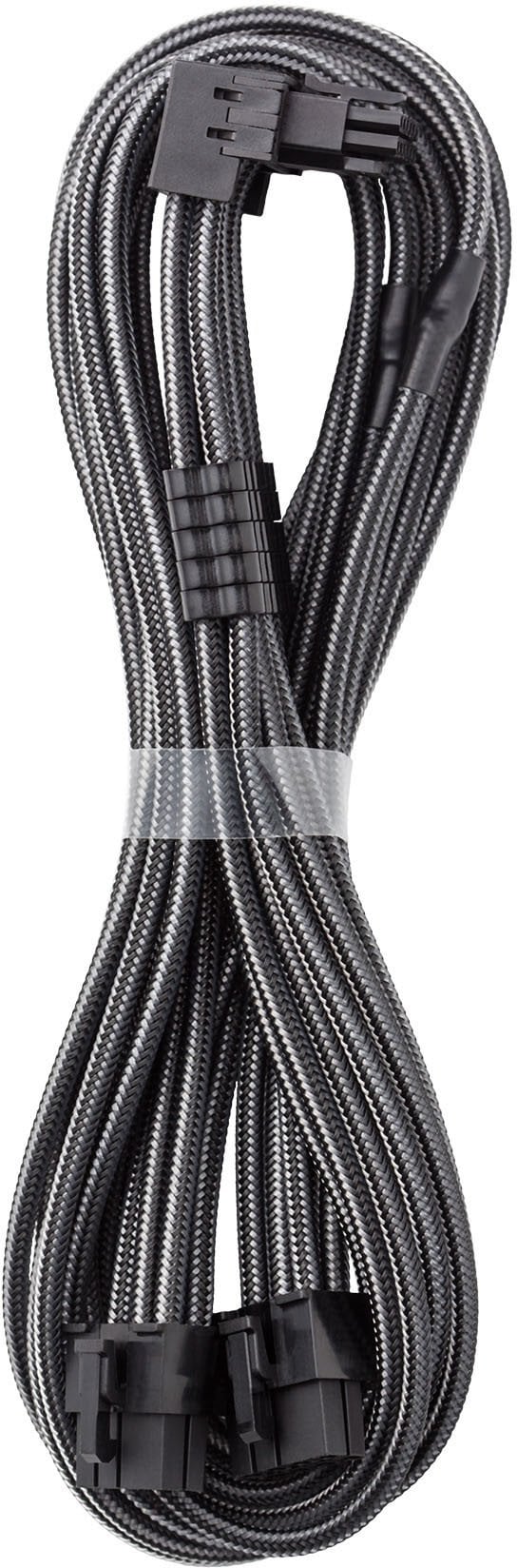 CableMod C-Series Pro Anschlusskabel - Variante A, 90, 16-Pin zu 2x 8-Pin PCIe, carbon