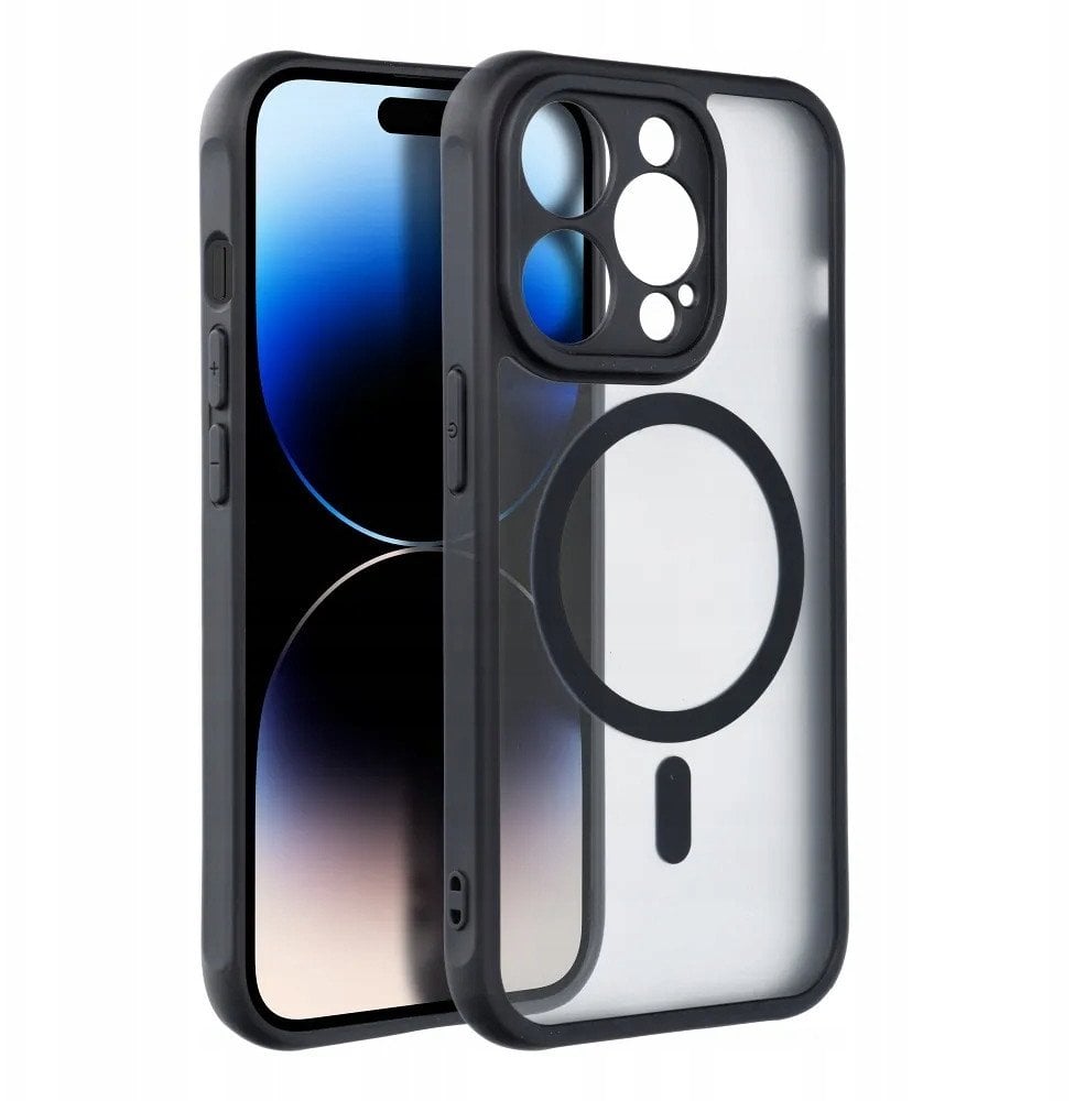 Futerał FULL MATTE MAG COVER kompatybilny z MagSafe do SAMSUNG S25 PLUS czarny