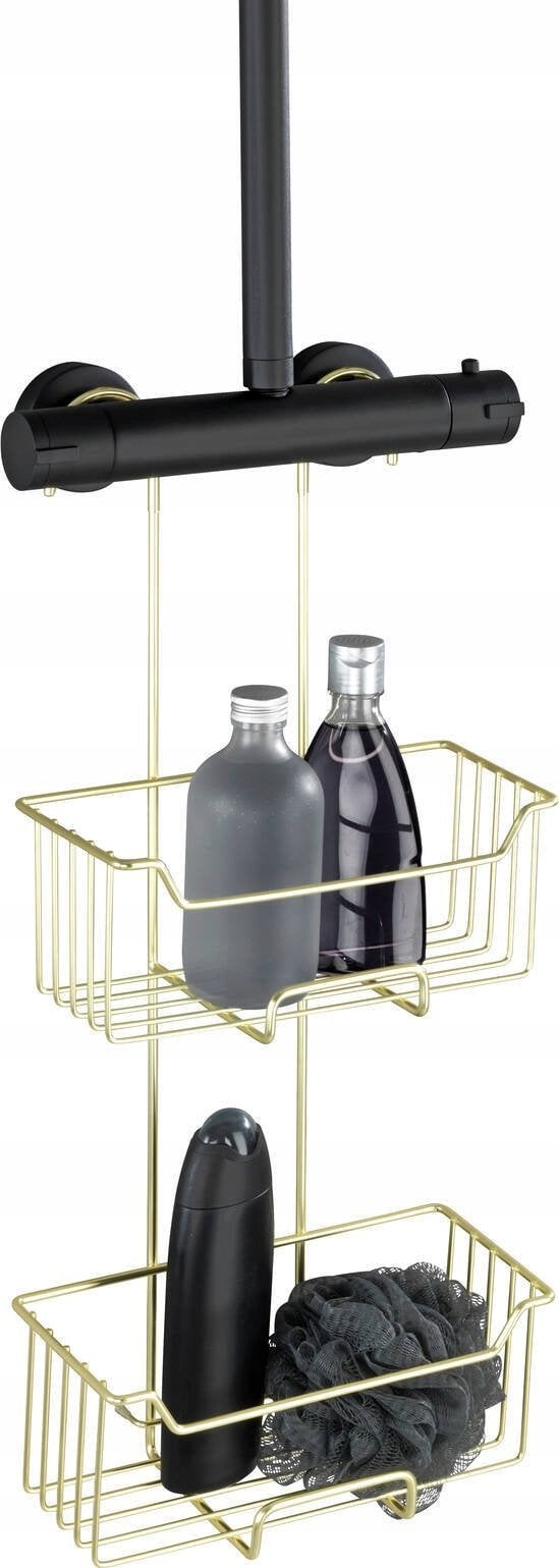 Koszyk prysznicowy Wenko Dwupoziomowy koszyk łazienkowy MILO, do montażu na baterii wannowej