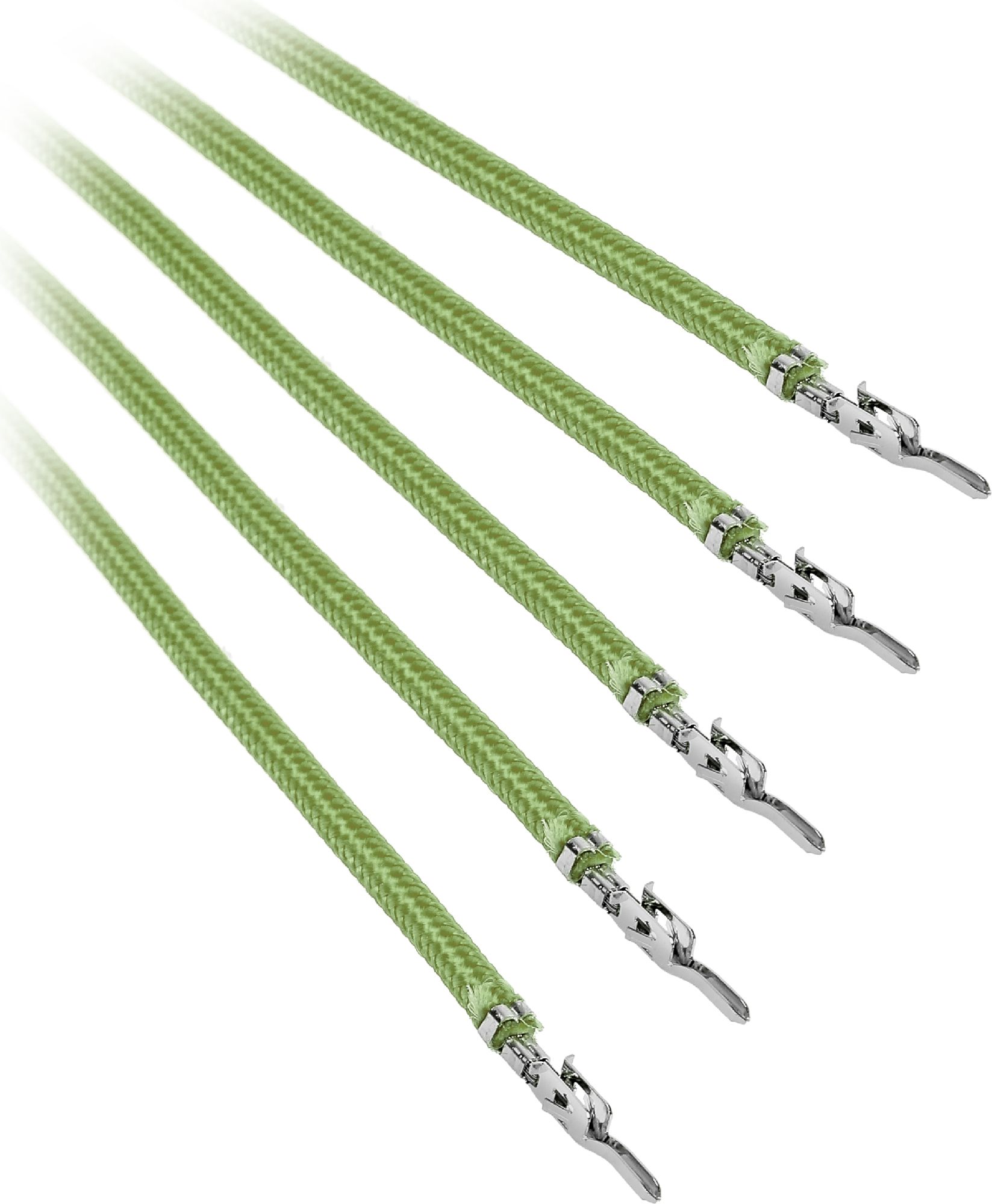 BitFenix Kable bez złącz, 0.6m, Jasnozielony (BFX-ALC-60CMLN-RP)