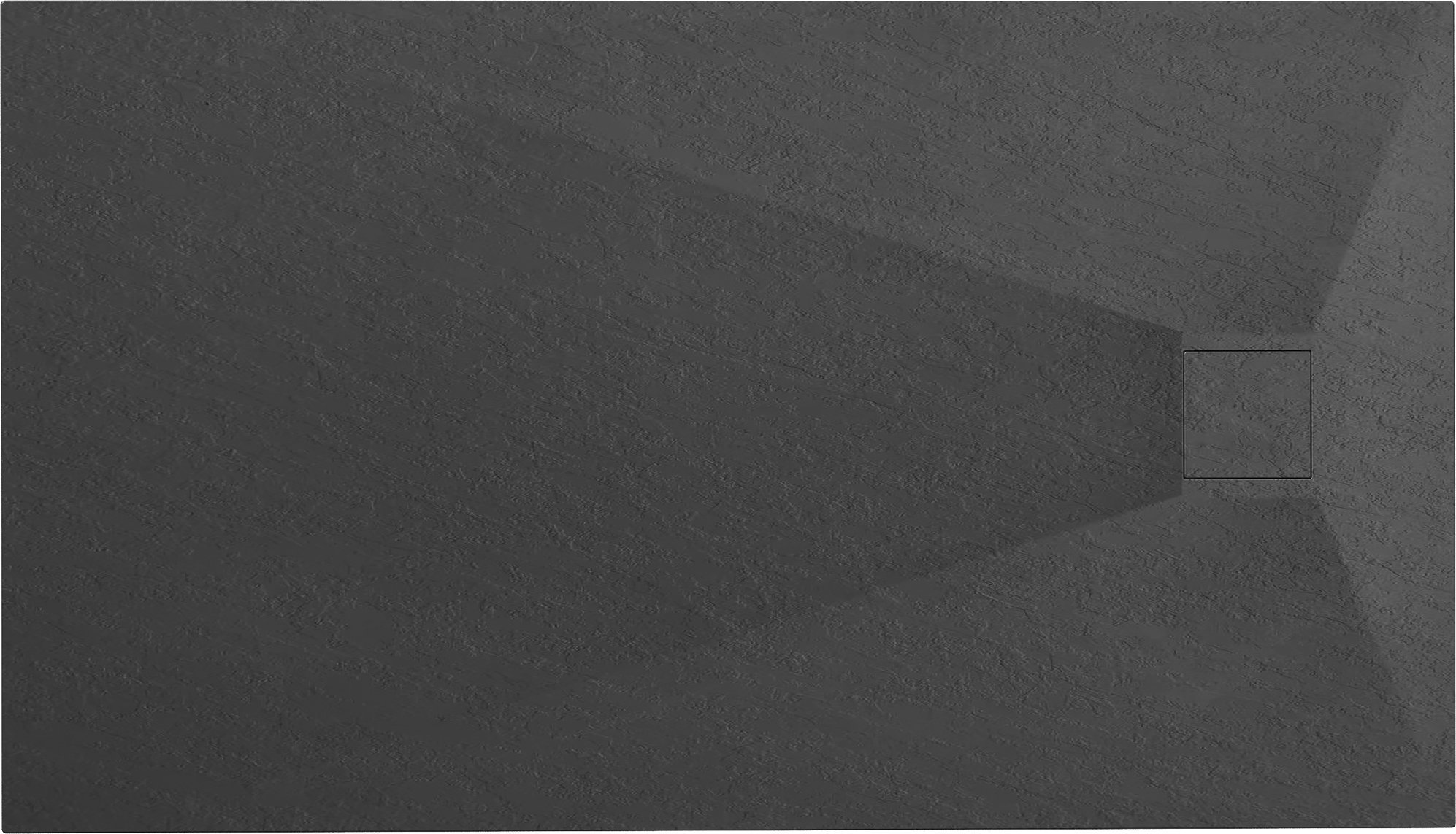 Rea Brodzik prysznicowy Magnum Black 80x120