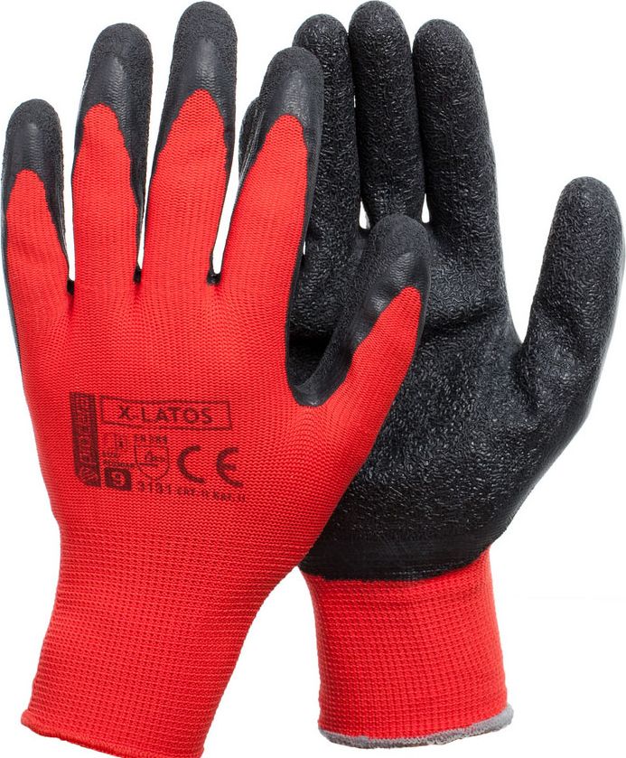 PROCERA X-Latos 12 Par Rękawice Robocze Red Manualne Xl 10