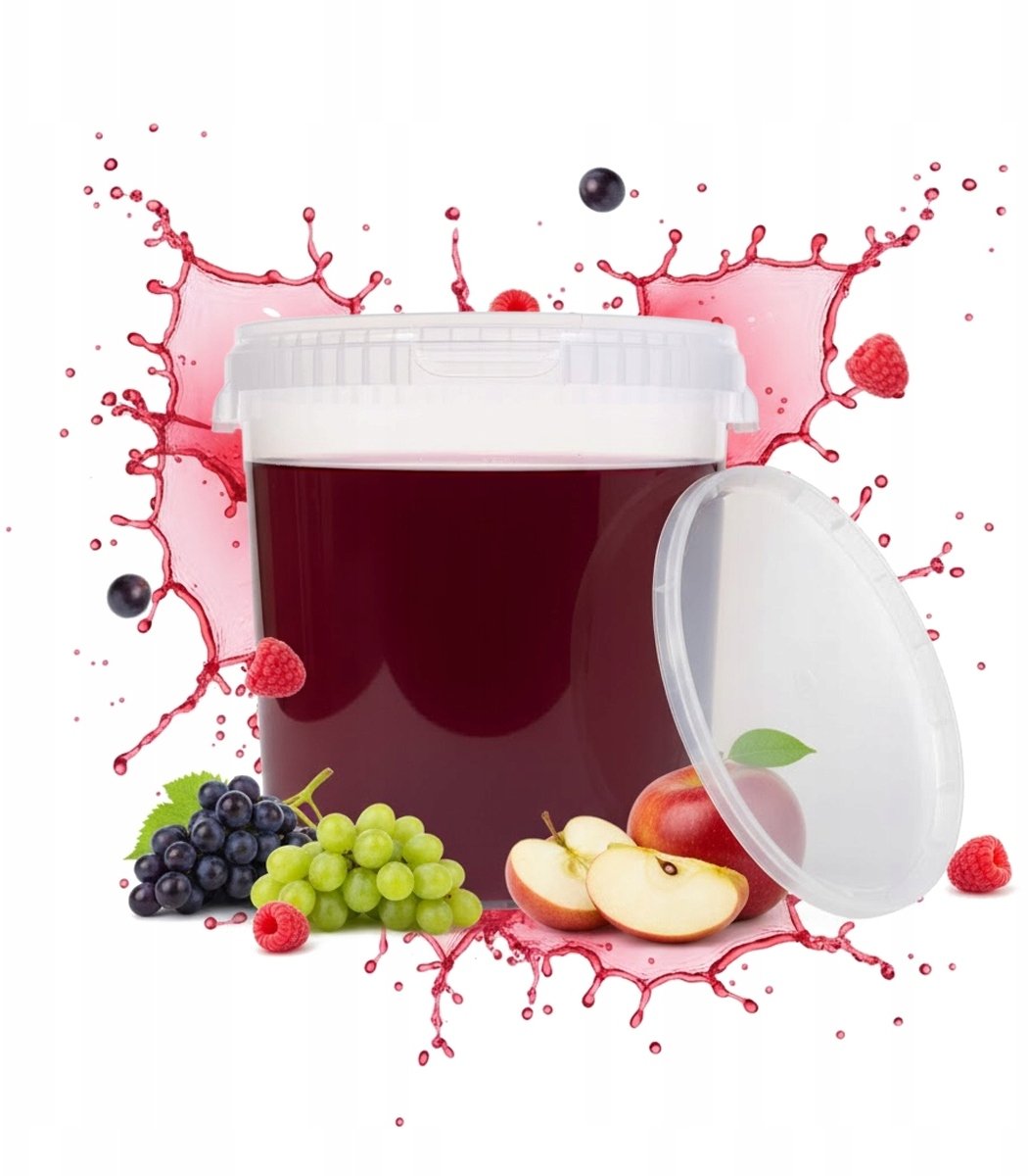 POJEMNIK FERMENTACYJNY 33l WIADRO BEZBARWNE Na Nalewki Wino Piwo GĄSIOR