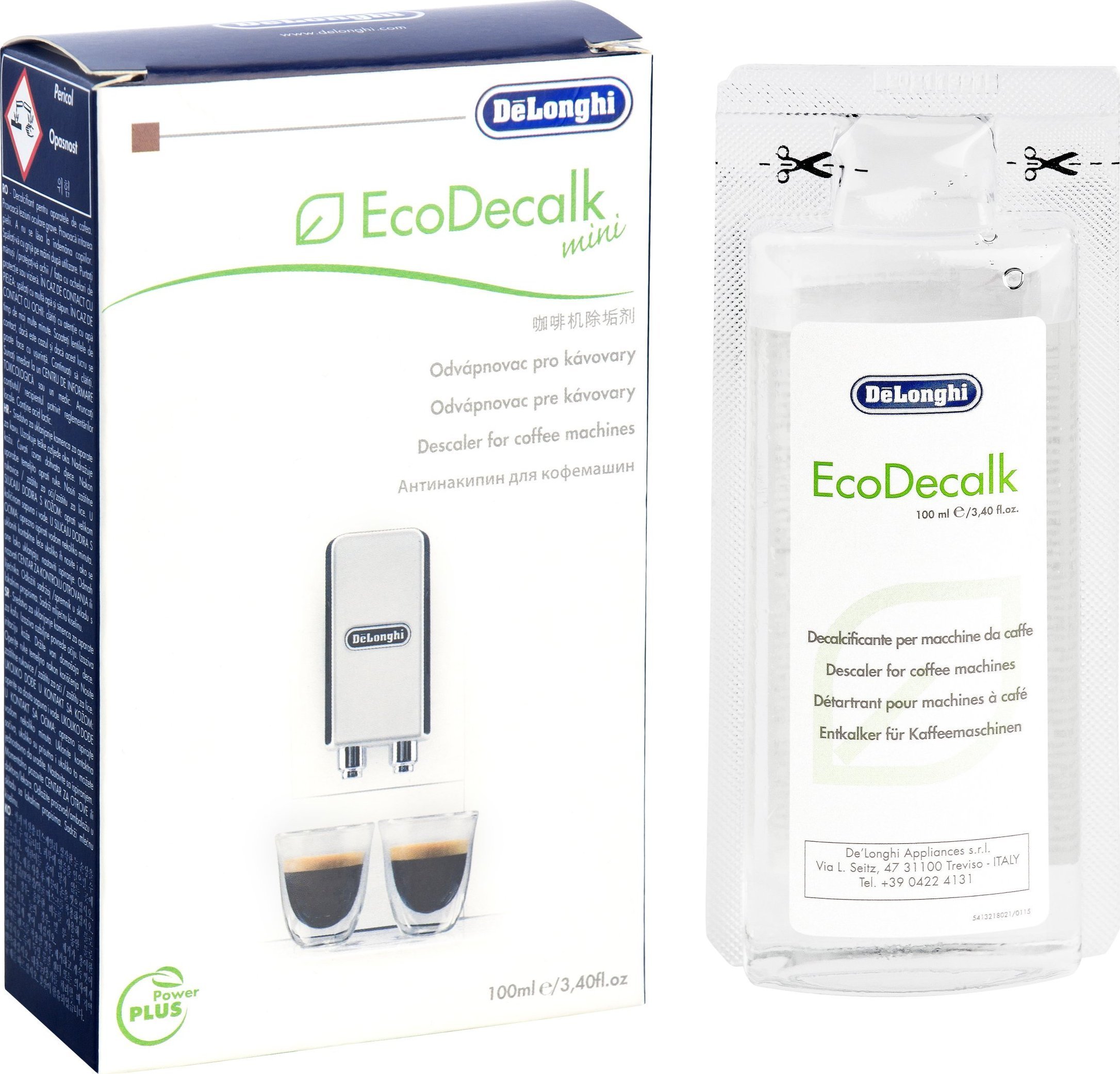 DeLonghi DeLonghi Mini EcoDecalk, Descaler (100ml)