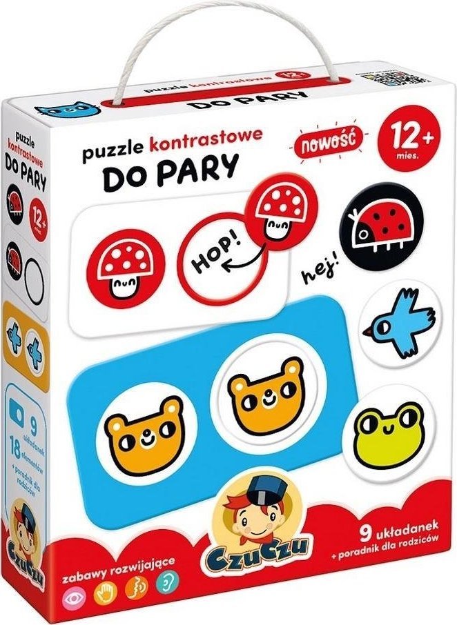 Bright Junior Media CzuCzu Puzzle kontrastowe Do pary
