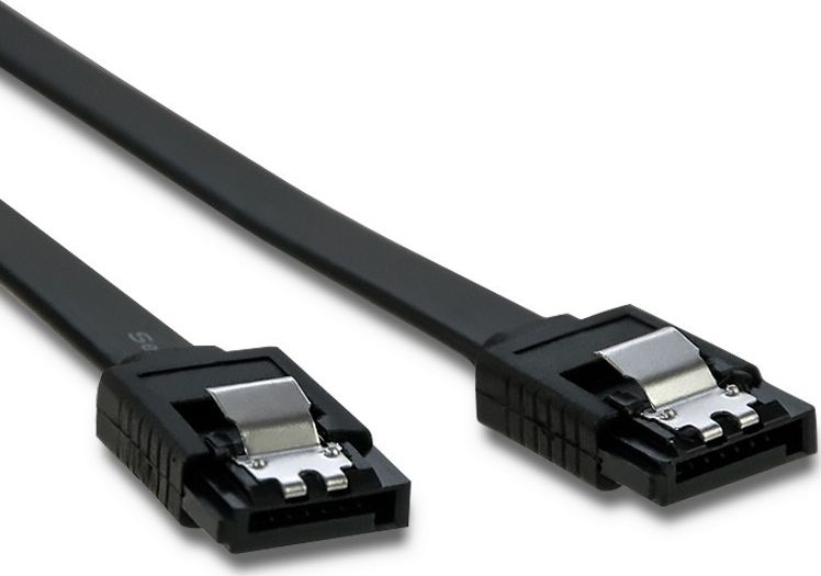 Qoltec SATA - SATA, 0.5m, Czarny (50582)
