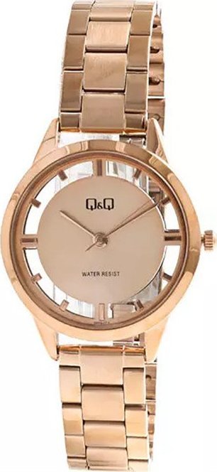 Zegarek QQ Zegarek damski QQ QB69-010 różowe złoto