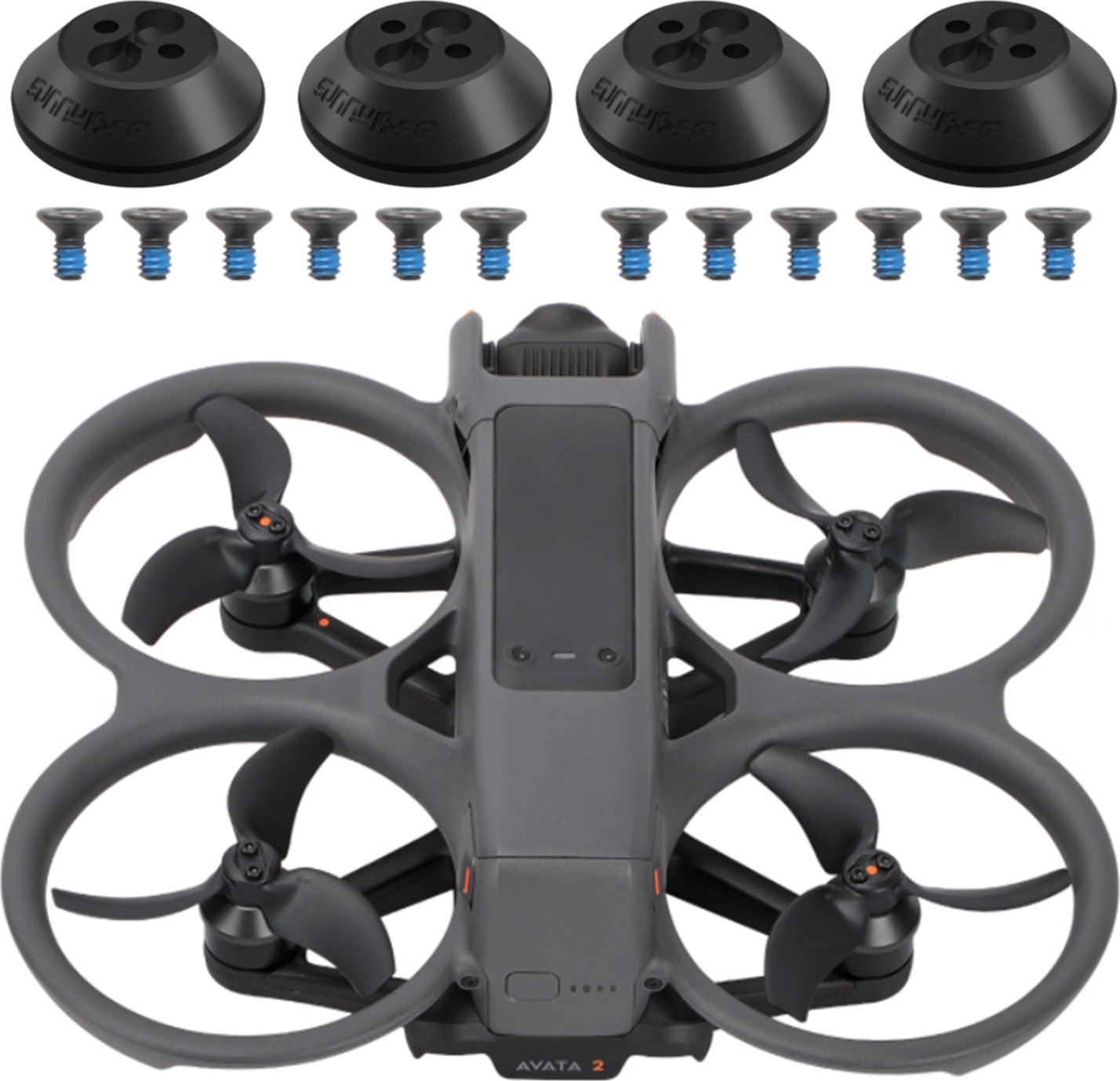 SunnyLife ZABEZPIECZENIE OCHRONA OSŁONY SILNIKA NA SILNIKI DO DRONA DJI AVATA 2 - BLACK