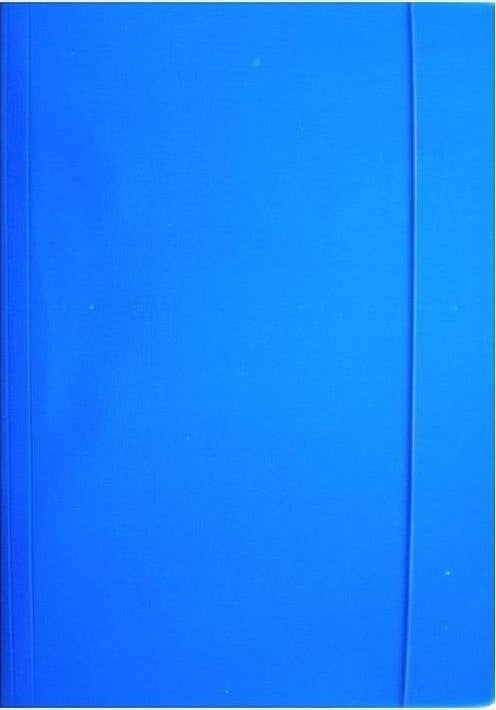 Ziemia Obiecana Teczka A4 z gumką błyszcząca granatowa