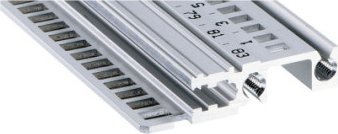 SCHROFF Szyna pozioma SCHROFF, przednia, typ H-LD, do dużych obciążeń, z długą krawędzią, do zastosowań IEEE, 84 HP