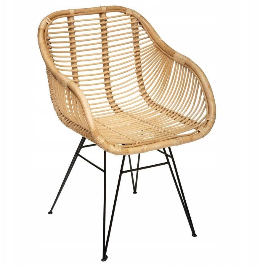 Fotel rattanowy do salonu KOETA