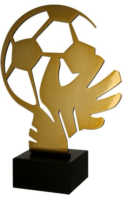 Victoria Sport Trofeum metalowe z marmurową podstawą - Piłka nożna