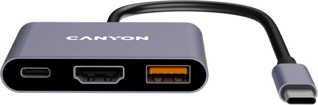 Canyon DS-4 USB Type-C 10000 Mbit/s Szary