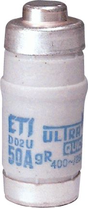 Eti-Polam Wkładka bezpiecznikowa D02 50A gR 400V AC/250V DC D02UQ50A (004312004)