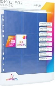 Gamegenic Gamegenic: 18-Pocket Pages Sideloading - Blue (10 szt)