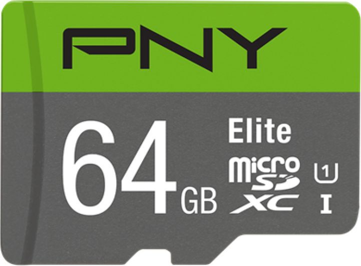 Karta PNY Elite MicroSDXC 64 GB Class 10 UHS-I/U1 A1 V10 (P-SDUX64U185GW-GE)