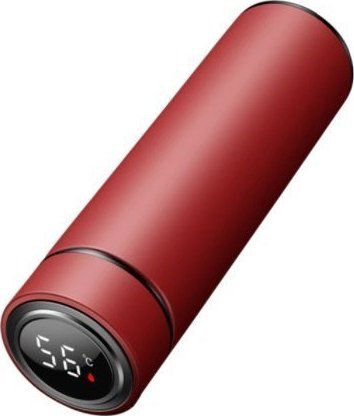 Kontext Kubek termiczny termos smart LED 500ml bordowy