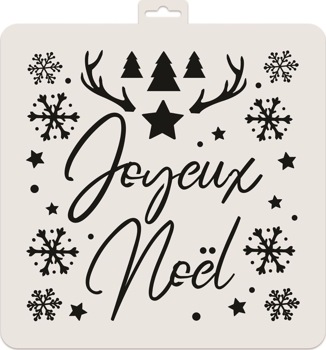 Aladine Szablon 28x28 cm Joyeux Noel