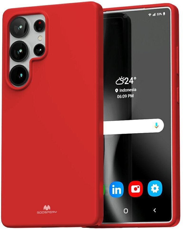 Mercury Soft Sam S25 Ultra S938 czerwony/red