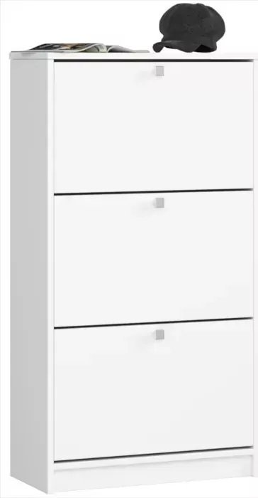 Elior Biała szafka na buty - Scarpi