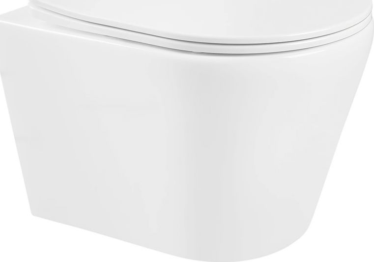 Miska WC Mexen Mexen Rico miska wc Rimless z deską wolnoopadającą slim, duroplast, biała - 30720300