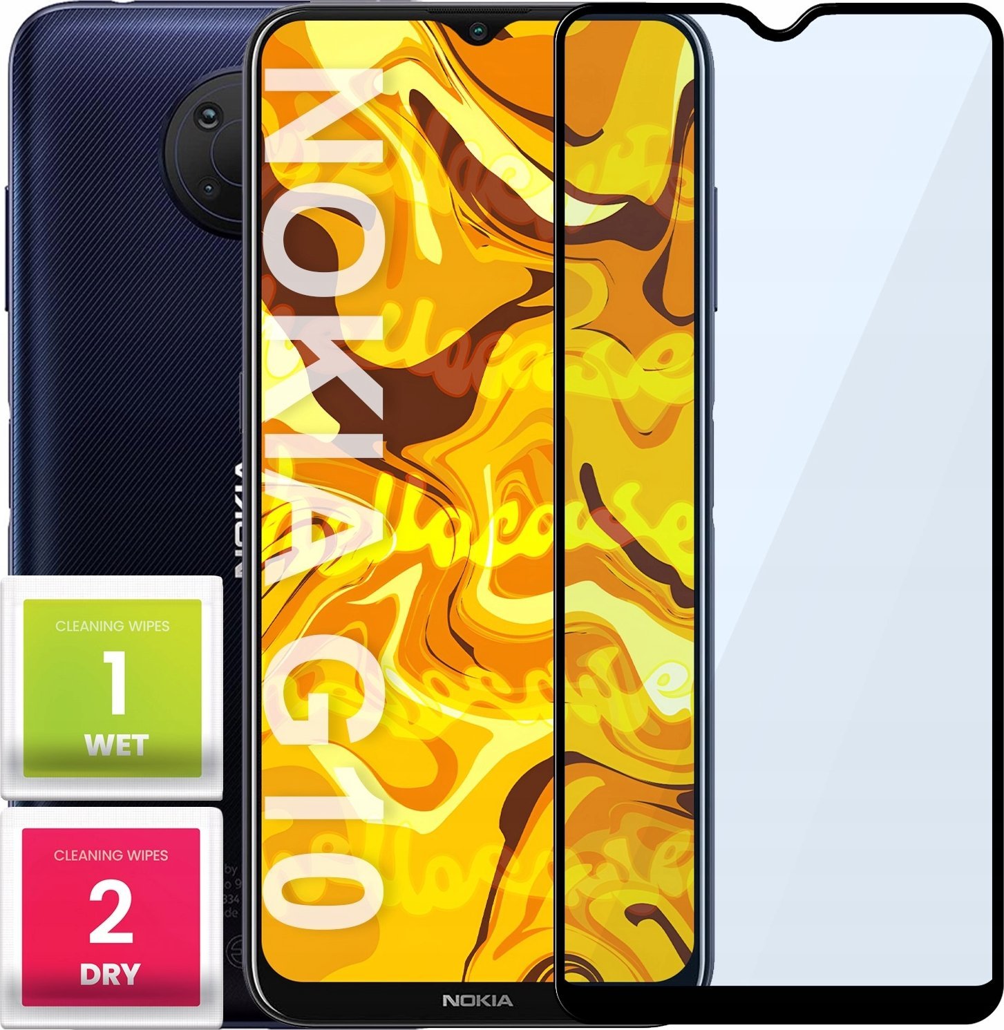 Hello Case SZKŁO HARTOWANE DO NOKIA G10 PEŁNE NA CAŁY EKRAN SZKIEŁKO OCHRONNE SZYBKA