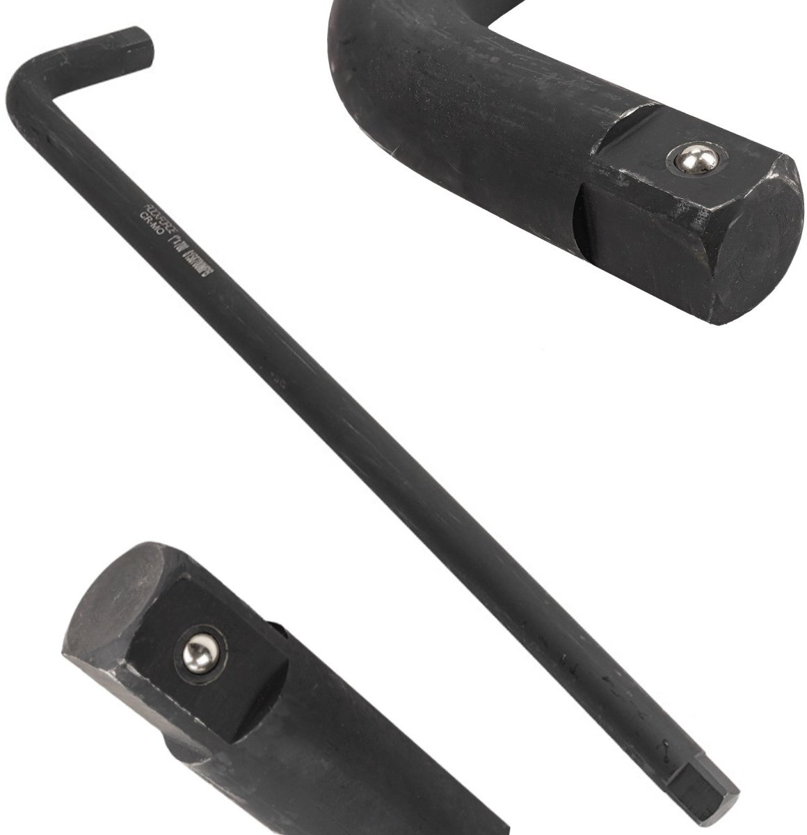 Pokrętło typu L udarowe dwustronne 700mm 1"