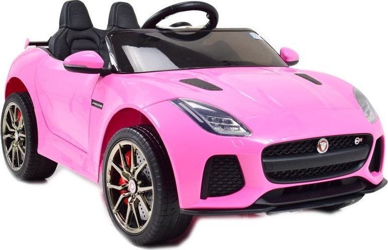 Super-Toys AUTO NA AKUMULATOR JAGUAR F TYPE, MIĘKKIE KOŁA, MIĘKKIE SIEDZENIE, SUPER JAKOSĆ/QLS5388