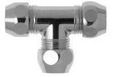 CHROME PLATED THREE WAY JOINT 3/8X3/8X1