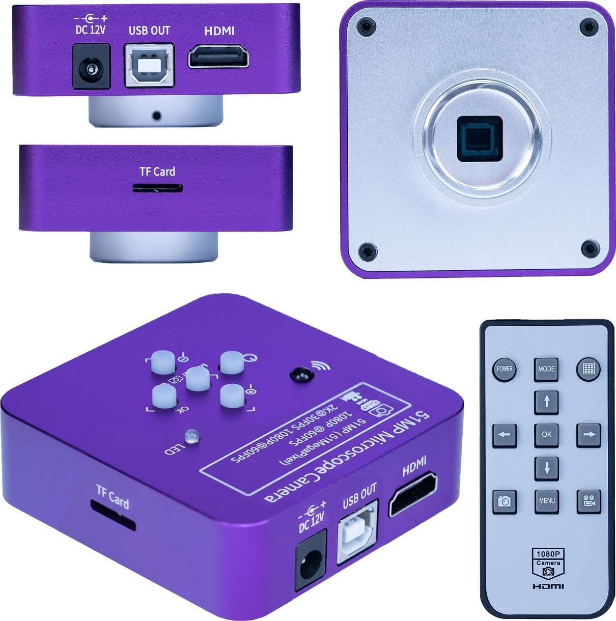 Kamera cyfrowa Rosfix KAMERA 51MP DO MIKROSKOPU STEREOSKOPOWEGO CYFROWEGO C-MOUNT CMOS 4K ROSFIX