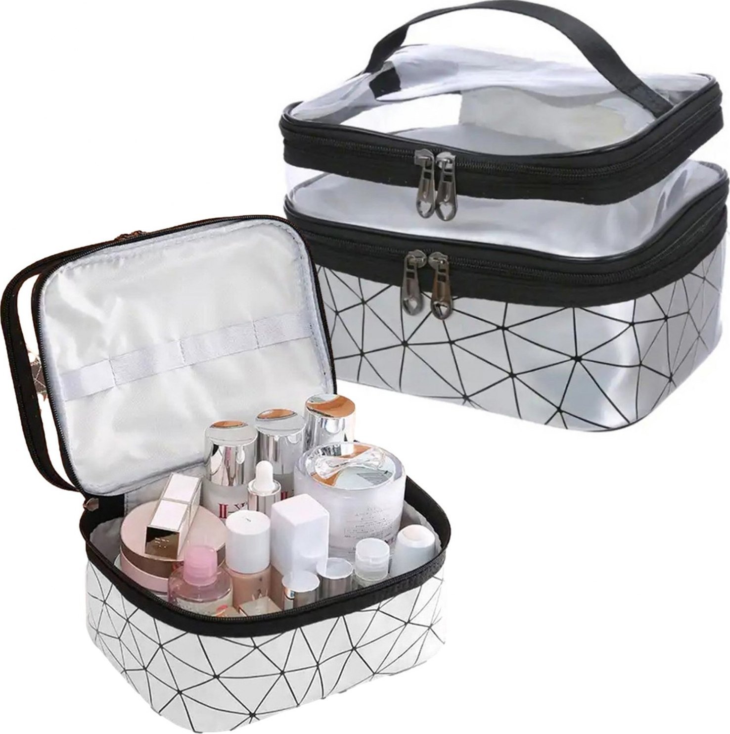 PrzydaSie Kosmetyczka Damska Organizer Kuferek Kuferek Na Kosmetyki