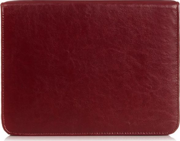 Solome SKÓRZANA AKTÓWKA TECZKA NA DOKUMENTY BIWUAR SOLOME A4 BORDO