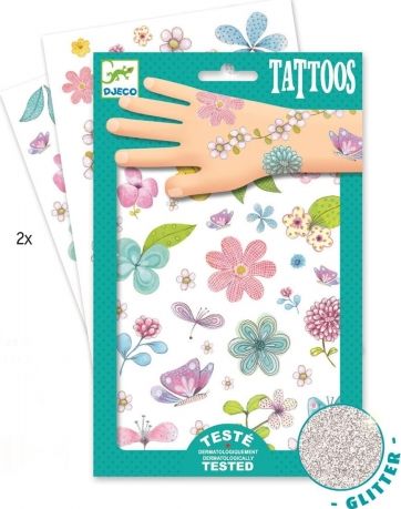Djeco BROKATOWE KWIATY - tatuaże dla dzieci DJECO