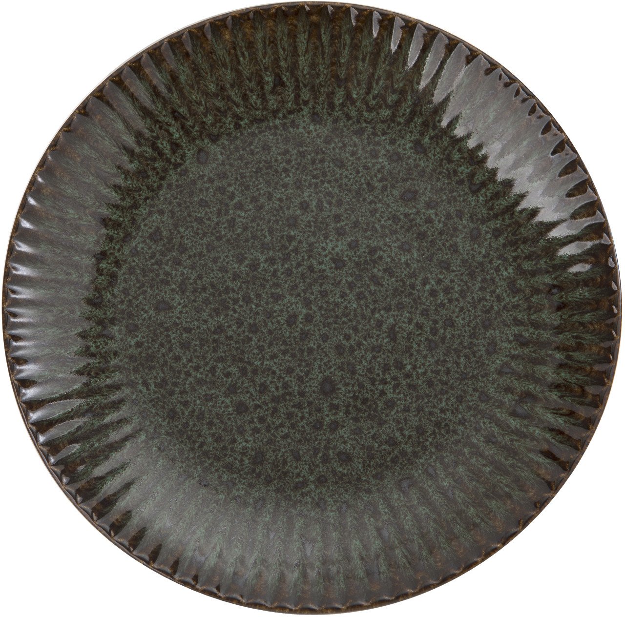 Talerz deserowy 21,2 cm Jade Stoneware zielony
