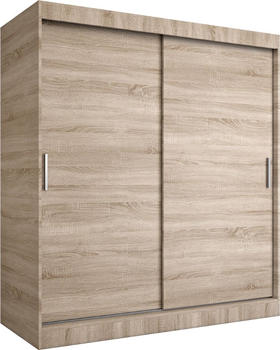 MKPOL Szafa przesuwna MODUO COMFORT 180 dąb sonoma gładka