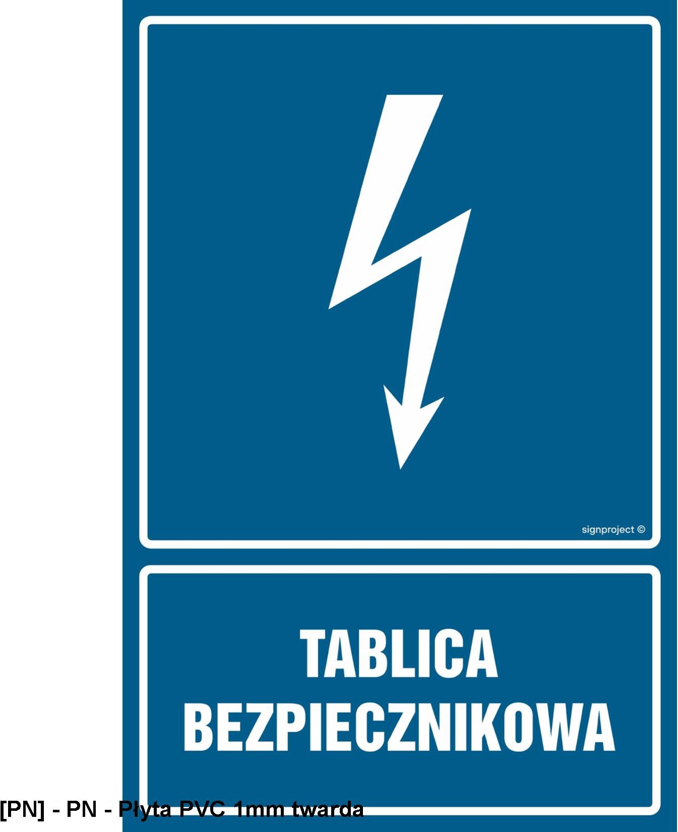 HG050 - Tablica bezpiecznikowa 300x450