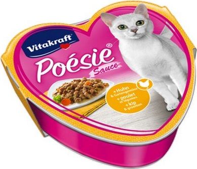 Vitakraft Vitakraft Poesie sos kurczak z warzywami tacka 85g