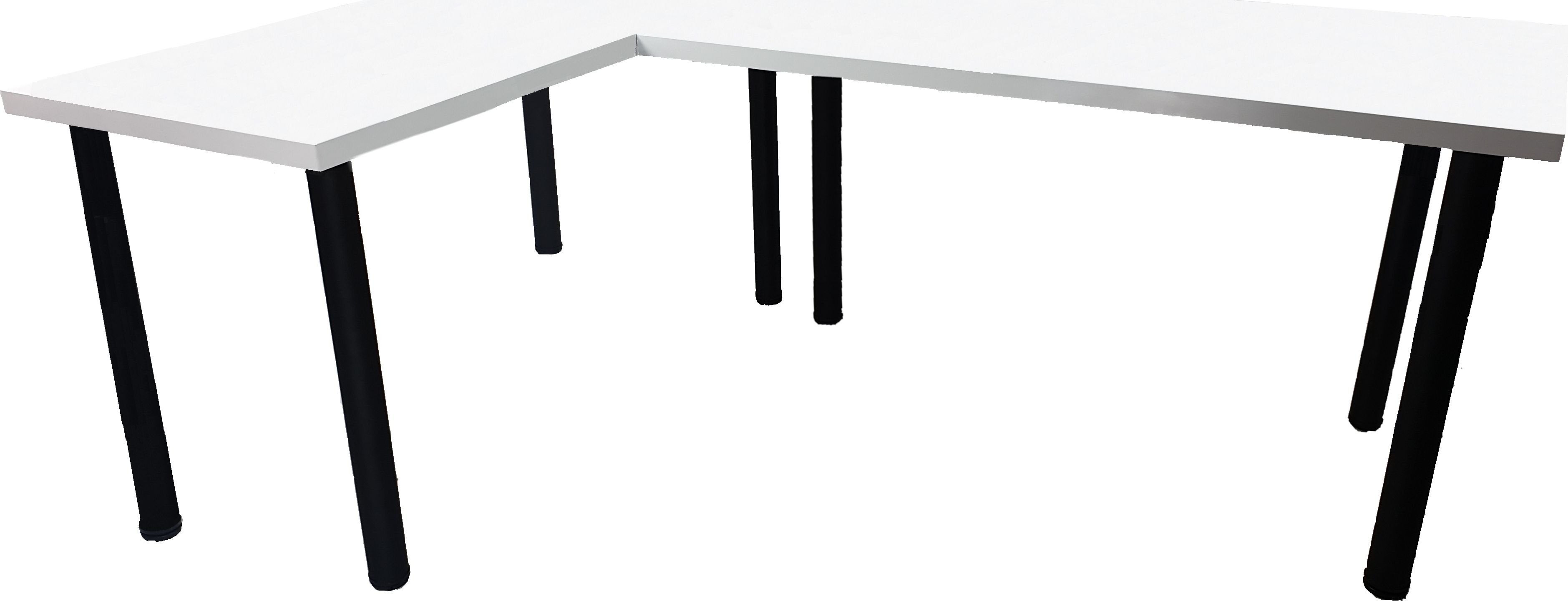 Biurko Daming Model 0 Białe 202 cmx136 cm x 1,8 cm