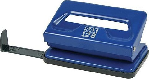 Dziurkacz SAX 128S 12 kartek Niebieski (ISAX128S-01)