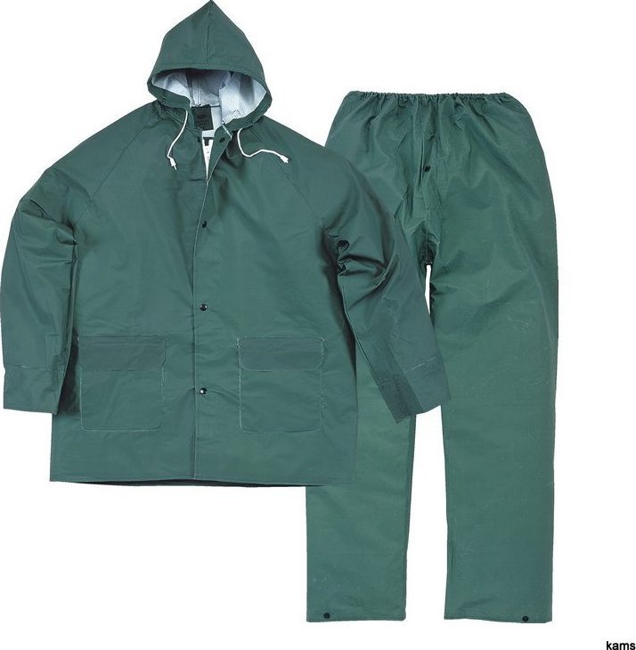 Delta Plus Komplet przeciwdeszczowy bluza + spodnie poliester powlekany PVC żółty rozmiar M EN304JATM2