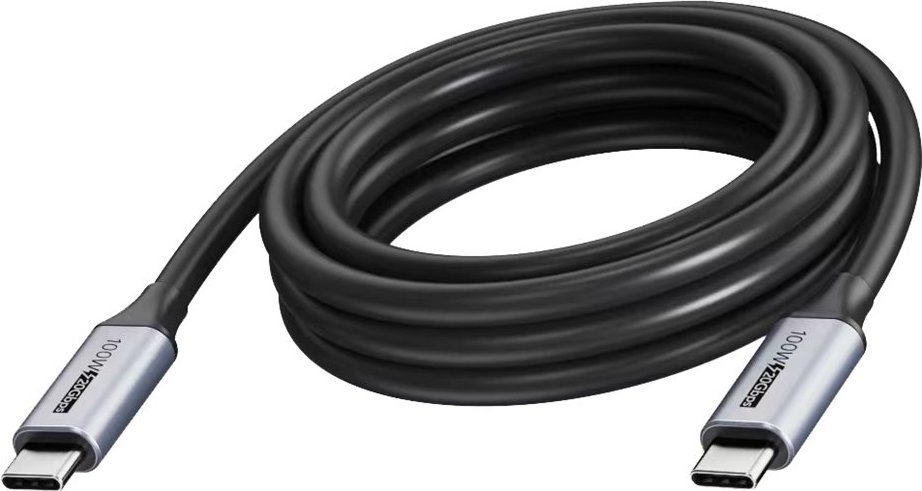 VISION Professionelles Installationskabel USB-C - LEBENSLANGE GARANTIE - USB 3.2 20 Gbps - Koaxialkabelkonstruktion - Maximale Auflosung 4K 60 Hz - Un