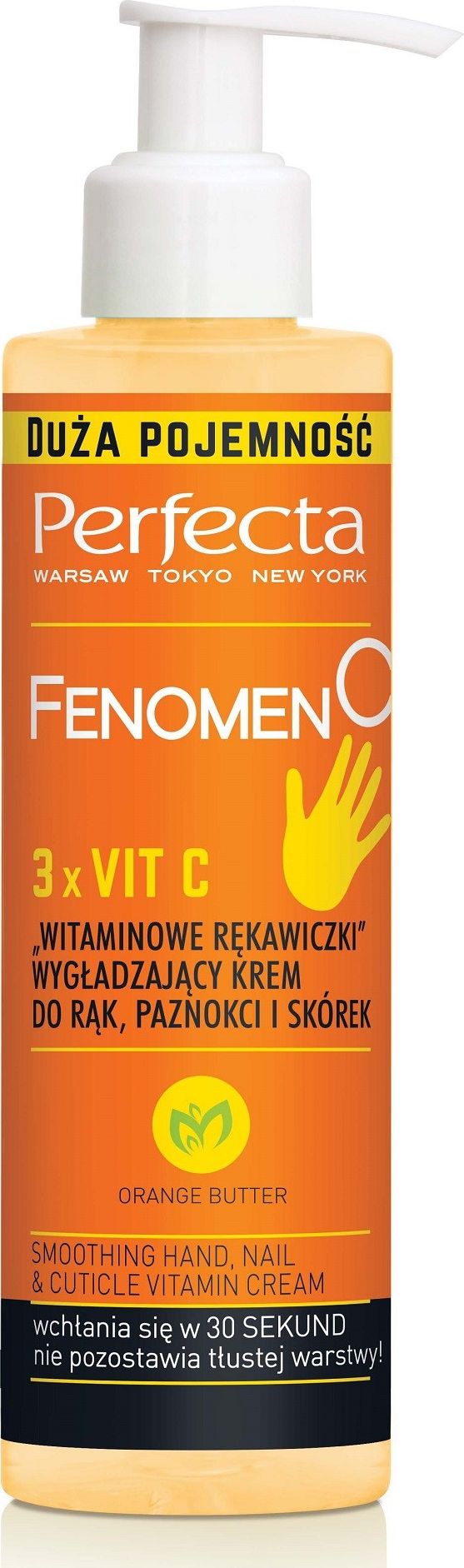 Perfecta Fenomen C Wygładzający Krem do rąk "Witaminowe Rękawiczki" 195ml