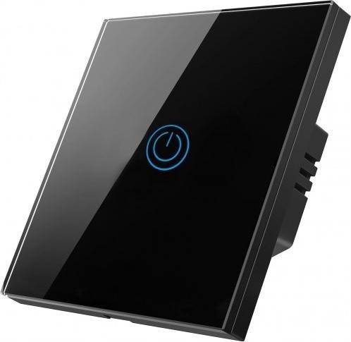 Lamex Włącznik światła dotykowy pojedynczy czarny