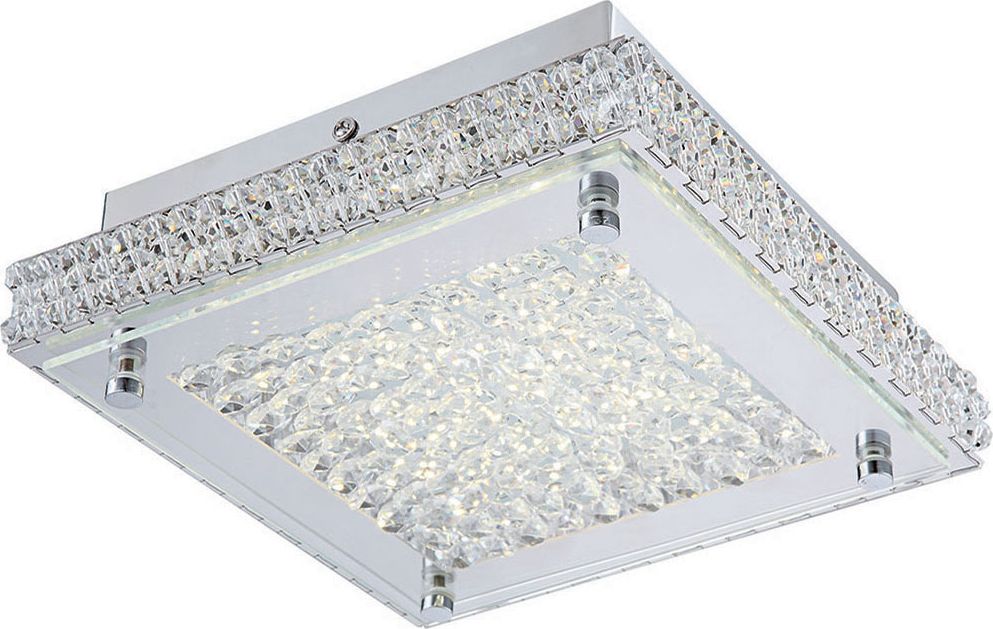 Lampa sufitowa Italux Plafon sufitowy metalowy Italux Nino Square LED C98000F-17W