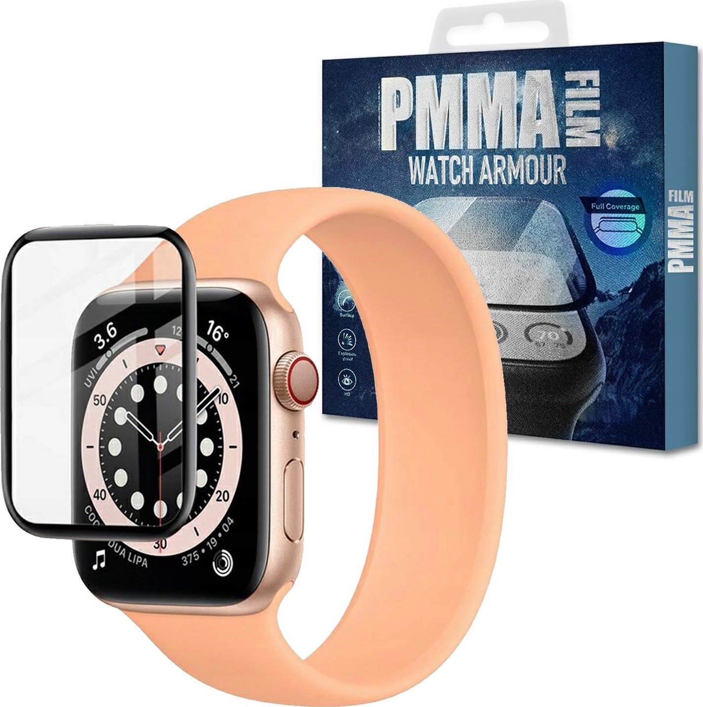 Hello Case SZKŁO HARTOWANE SZKIEŁKO OCHRONNE DO APPLE WATCH 4/5/6/SE 44MM