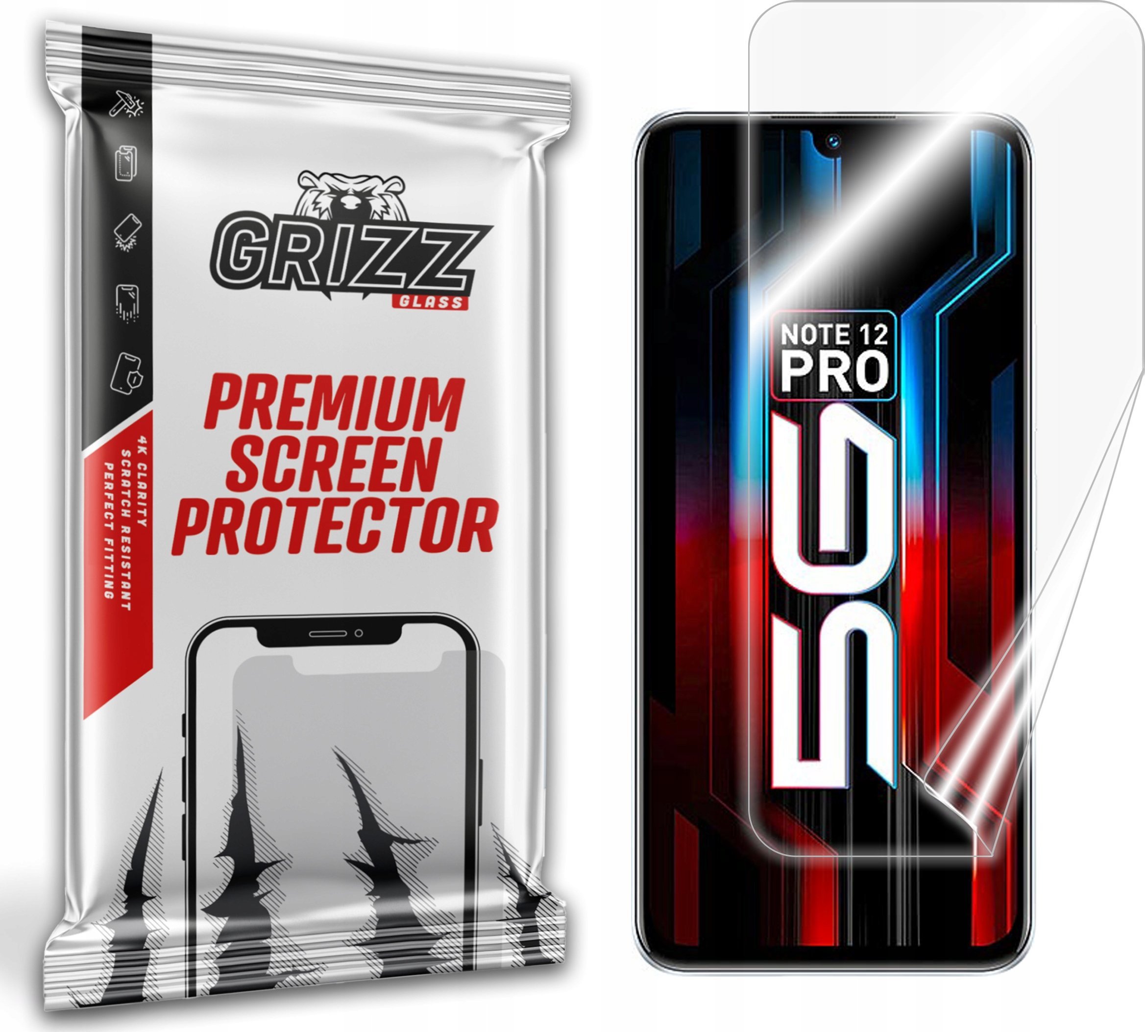 GrizzGlass Folia ceramiczna GrizzGlass CeramicFilm do Infinix Note 12 Pro 5G