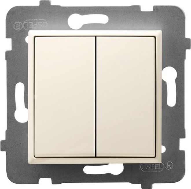 Ospel ARIA Łącznik podwójny schodowy ecru ŁP-10U/m/27