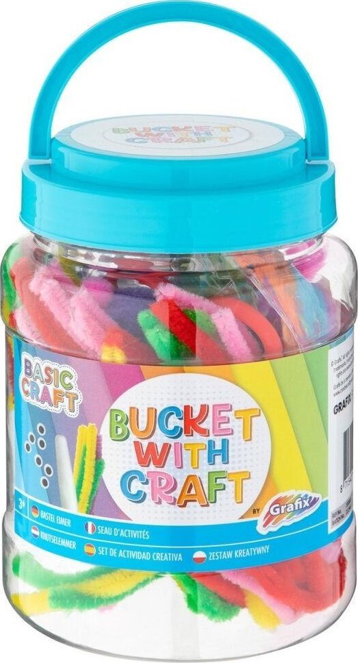 Wiaderko do rękodzieła niebieski